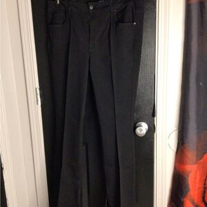 #193.   Black jeans with splits size 18W   #193